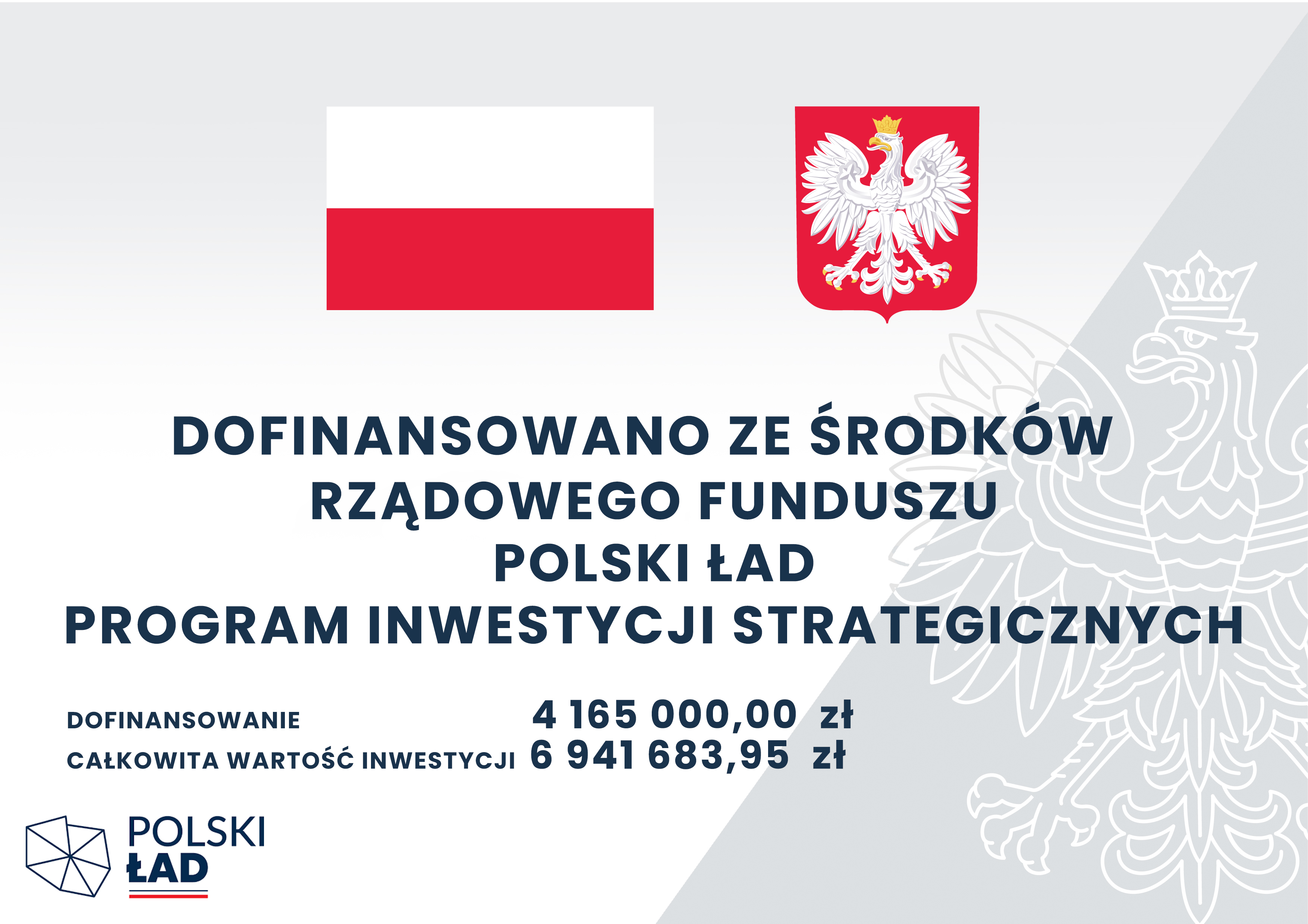 Polski ład - tablica informacyjna
