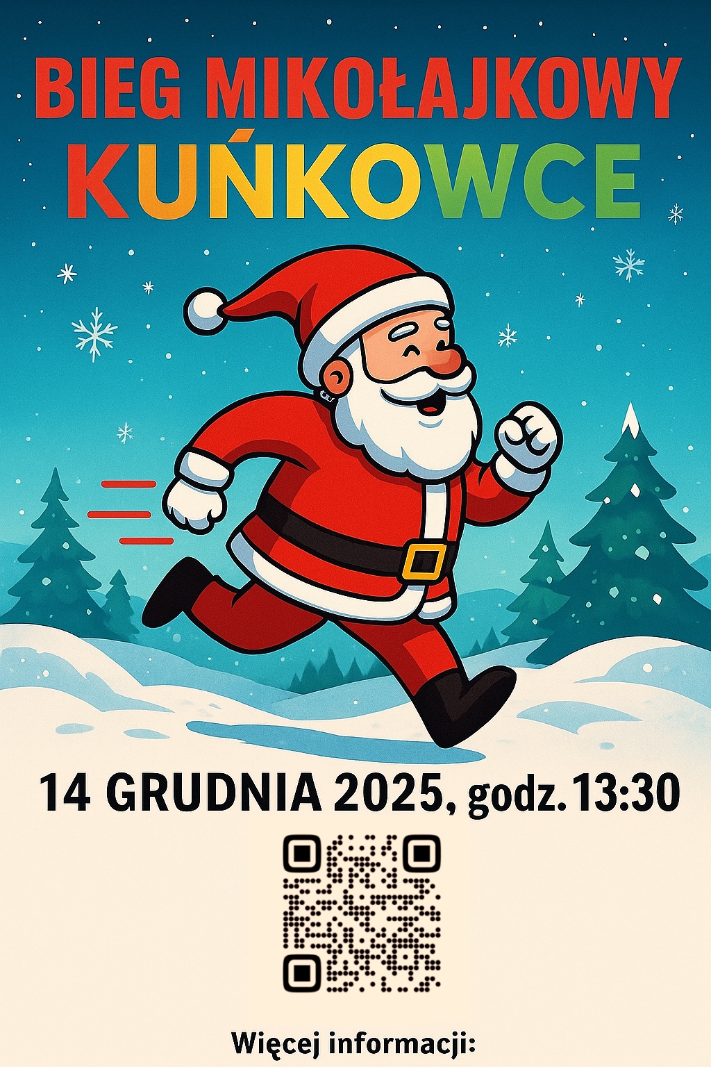 Mikołajkowy bieg w Kuńkowcach